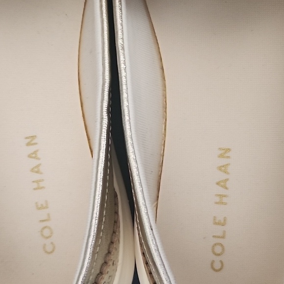 Cole Haan Women's Metallic Silvery Gold Flats - Picture 2 of 6